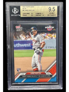 JUNG HOO LEE 2024 Topps Now #8 Blue Parallel 11/49 SP Rookie Rc BGS 9.5 Gem Mint